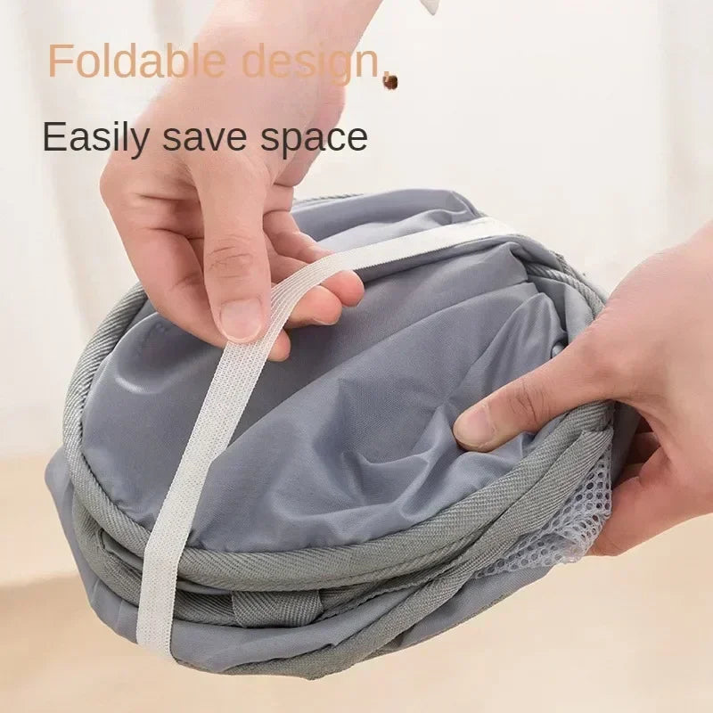 BowLift | Laundry Basket Faltix | Pop-Up Design | With Side Pocket & Reinforced Frame | Single or with Double Separation