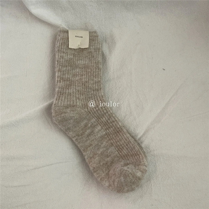BowLift | CozyWarmth | Women's Thermal Socks | 9% Wool & Cashmere | Extra Thick & Soft | Japanese Knitting Style