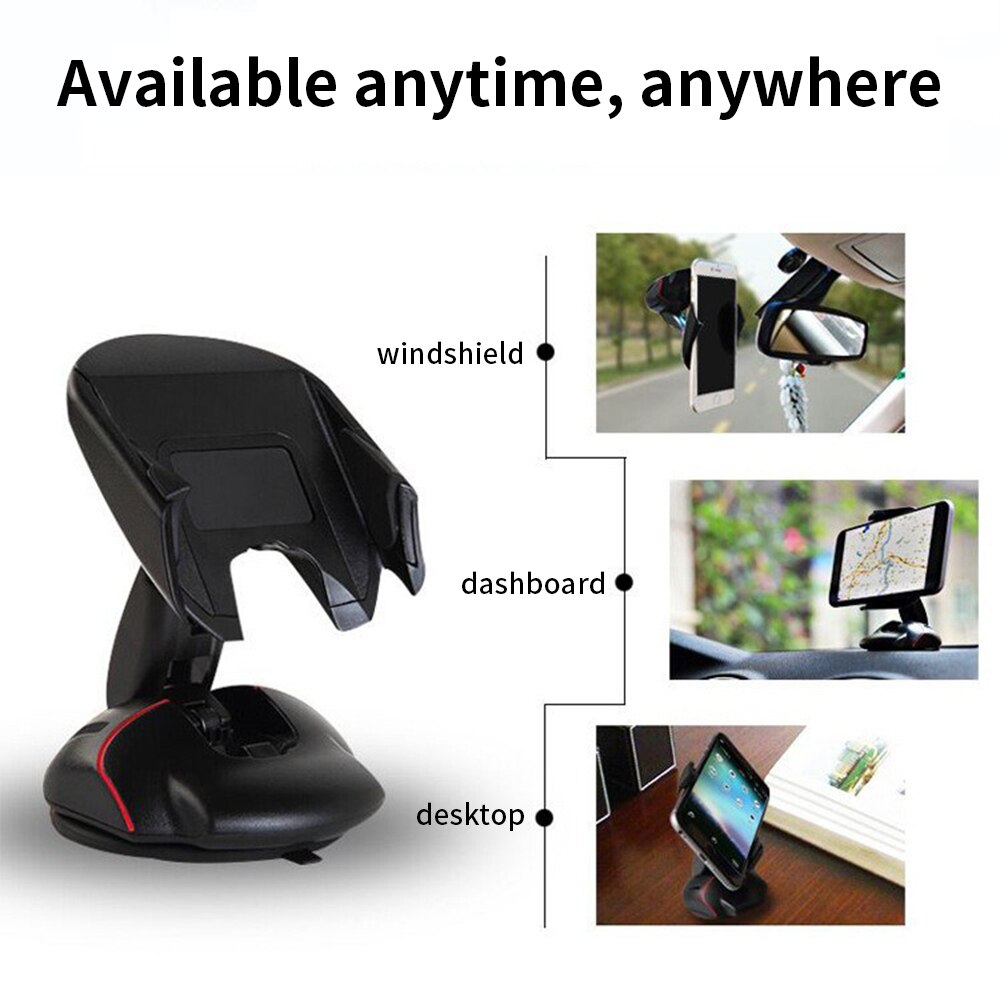 BowLift | 360 Rotating Foldable Car Dashboard Phone Holder