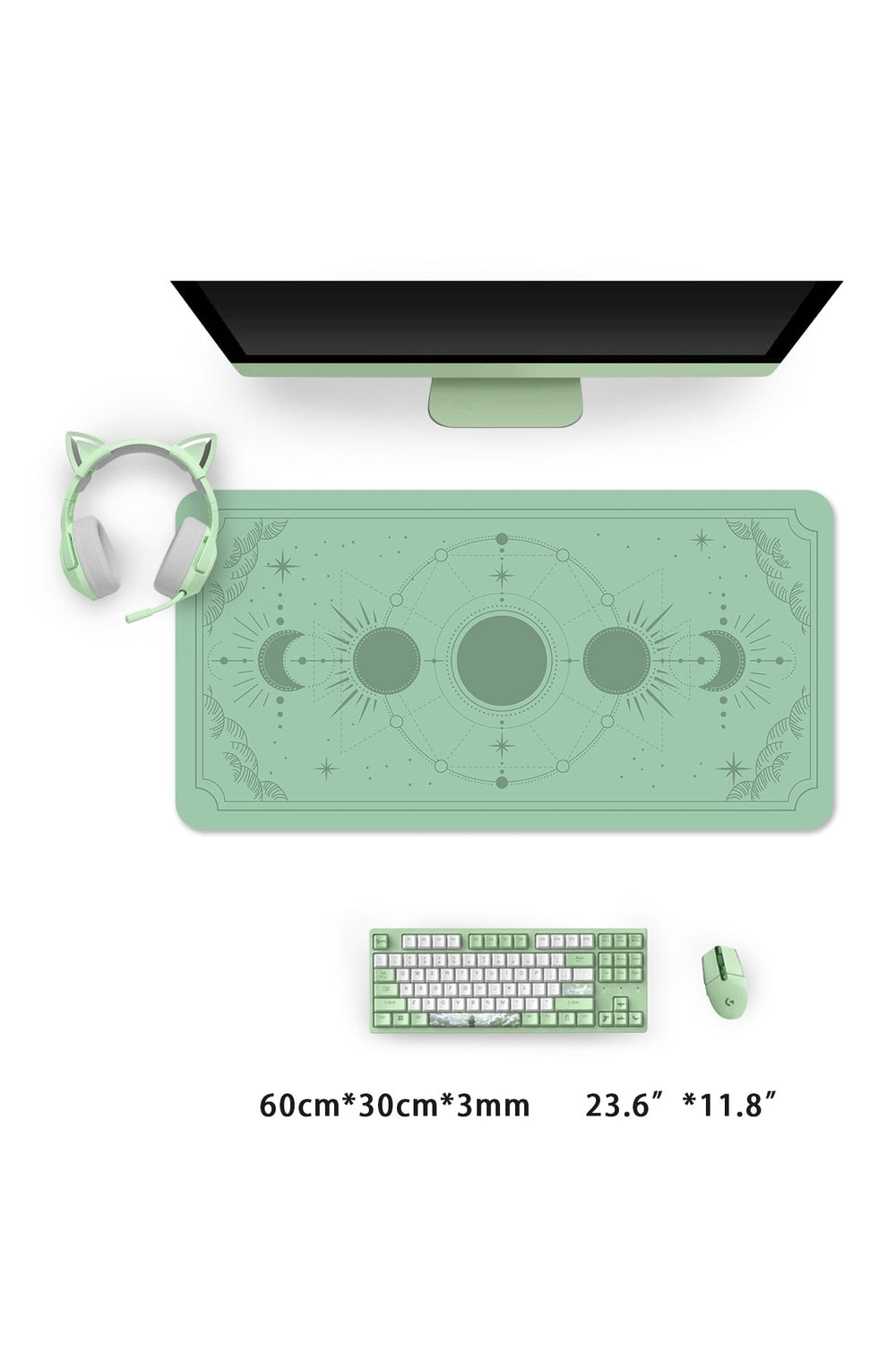 Moon Phases Desk Mat | Bowlift