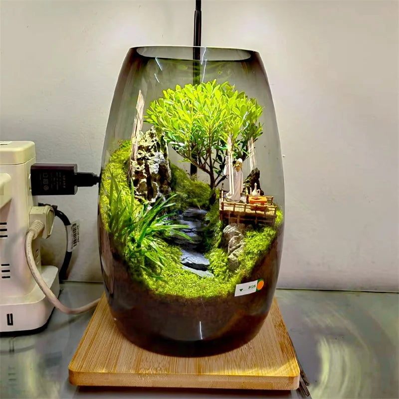 Modern Micro Scene Landscape Glass Vase | Bowlift