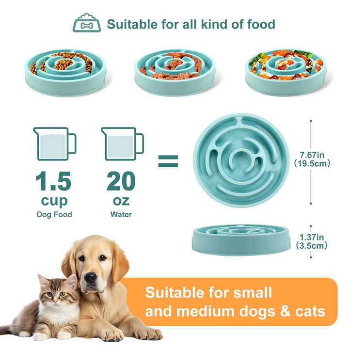 BowLift | Ultimate Pet Slow Feeder Bowl – Secure and Robust for All Pet Sizes