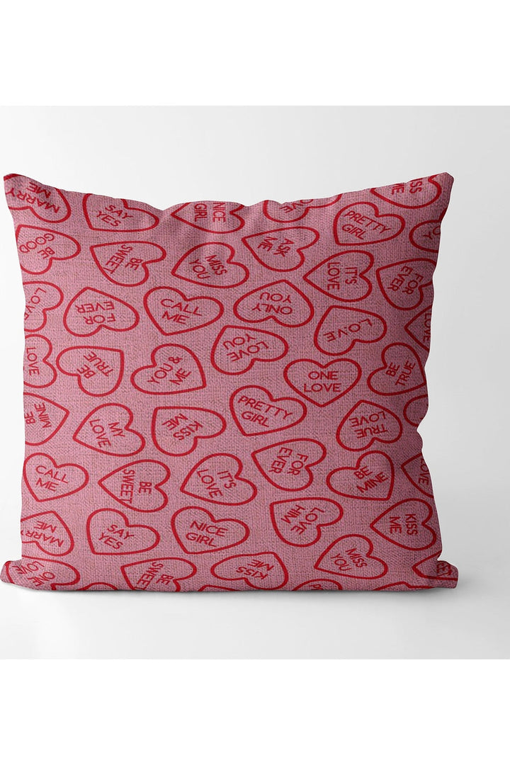 Rosa Quadrat Decorative Pillowcase | Bowlift