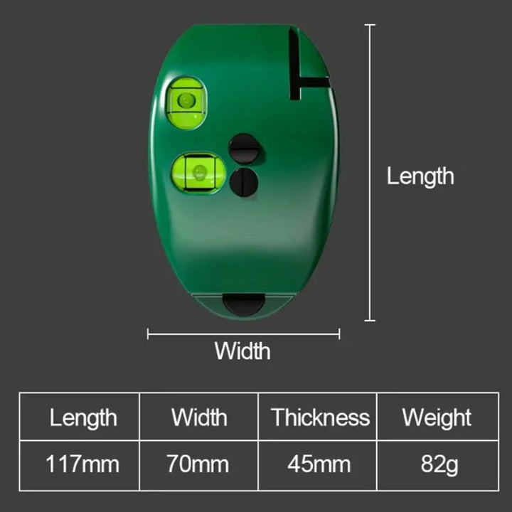 High Precision 2-Line Laser Level Right Angle Tool | Bowlift