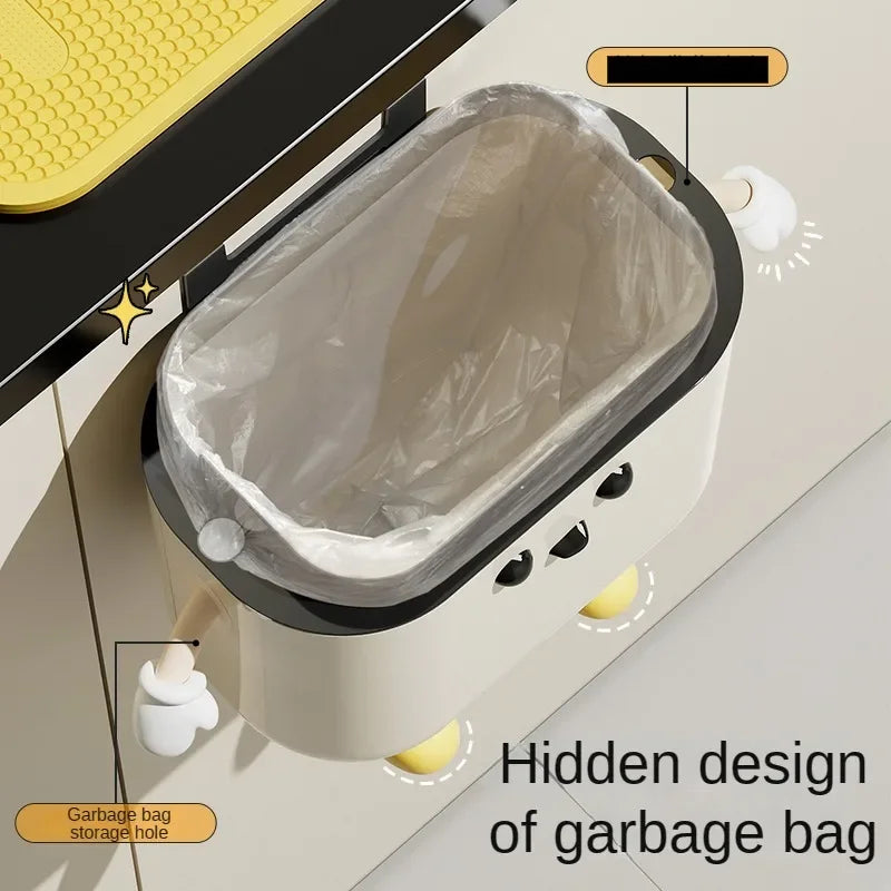 BowLift | Surprised Face Hanging Trash Can