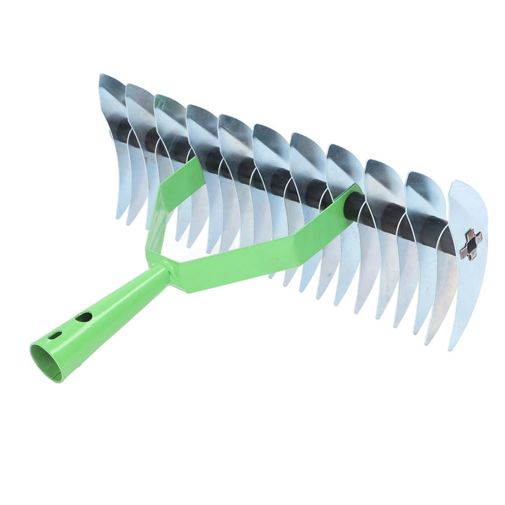 BowLift | RasenPro Rake Head | Lawn Scarifier Stainless Steel | Curved Tines | For Moss, Leaves & Soil Care