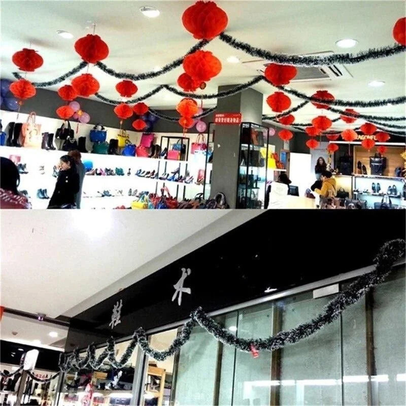 Christmas garland – Snow-flocked decor for indoor and outdoor decoration | Bowlift