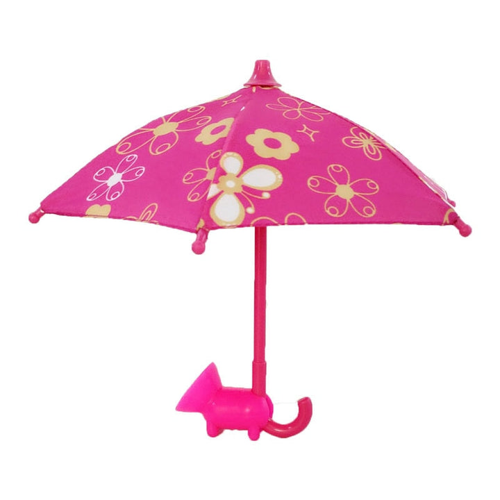 Phone Umbrella Sun Shade - Cute Mini Umbrella for Phone with Universal Adjustable Suction Cup Stand | Bowlift