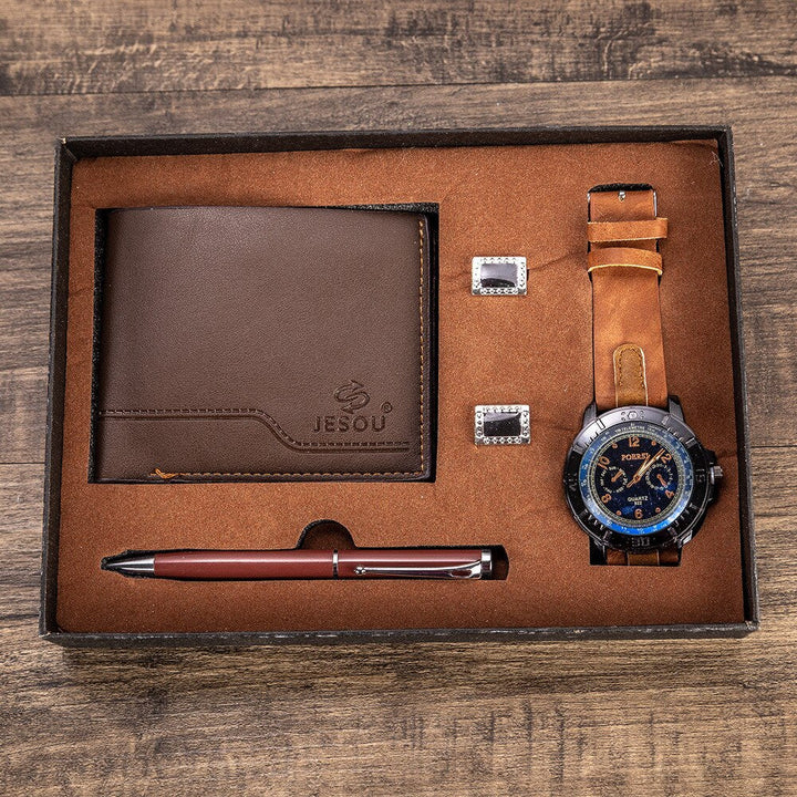BowLift | 4Pcs Luxury Men Business Watch Gift Set