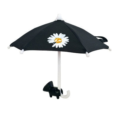 Phone Umbrella Sun Shade - Cute Mini Umbrella for Phone with Universal Adjustable Suction Cup Stand | Bowlift