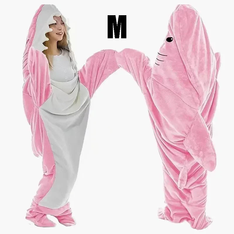Snuggly Shark Cozy Hooded Onesie Bowliftanket | Bowlift