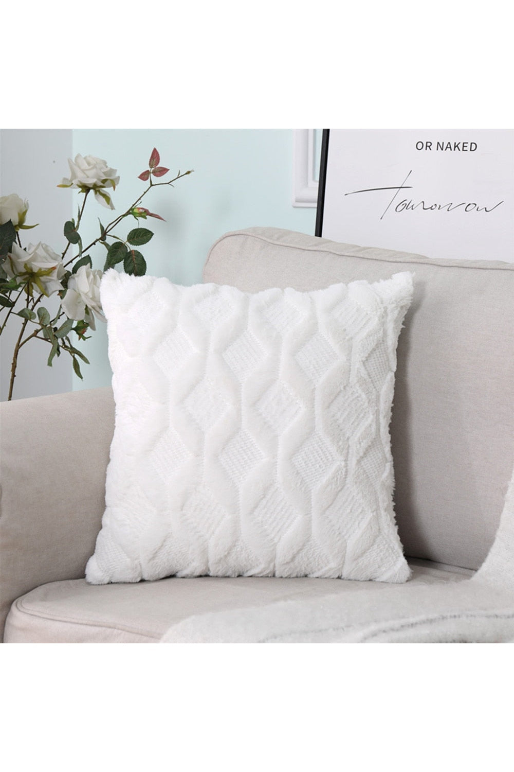 Rattan Plush Pillowcase | Bowlift