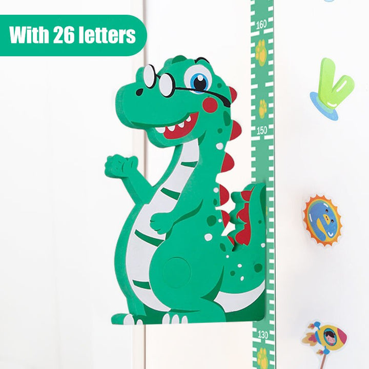 3d Cartoon Kids Height Sticker | Bowlift
