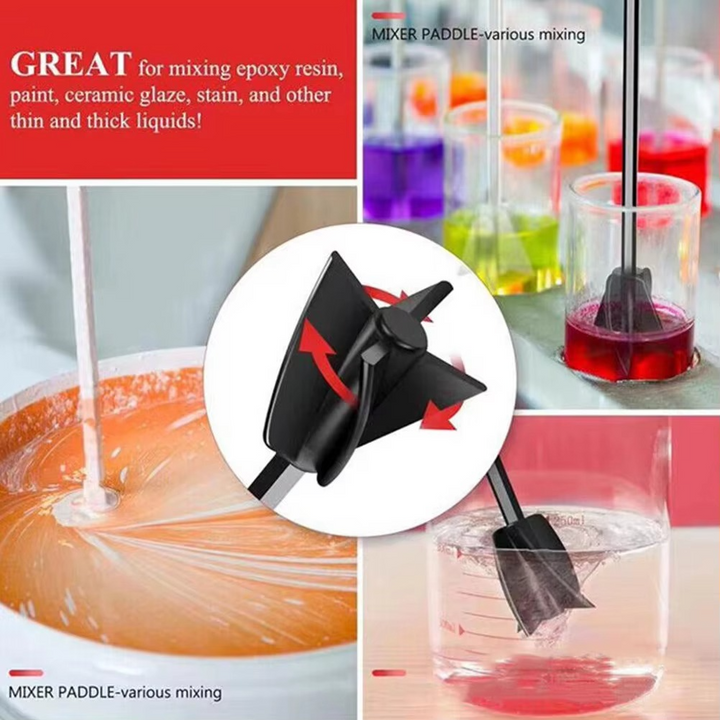 BowLift | Ultimate Drill-Mounted Resin and Paint Mixer Attachment