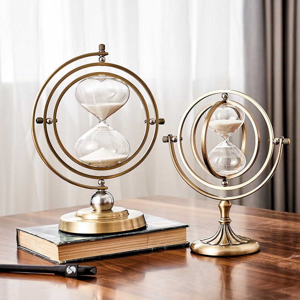 BowLift | Time Charmer Metal Hourglass Decor