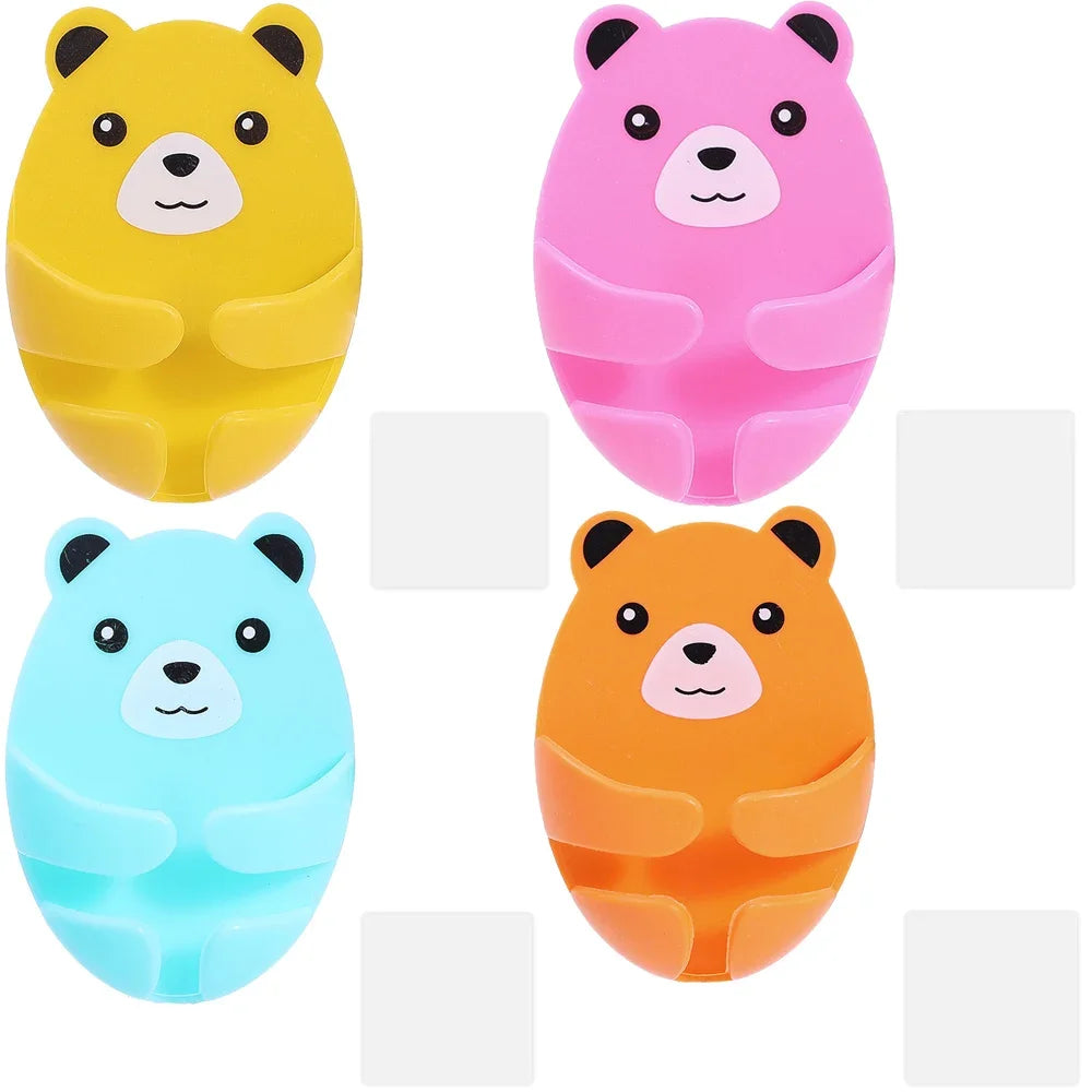 BowLift | Bear Hug Self-Adhesive Wall Plug Holder