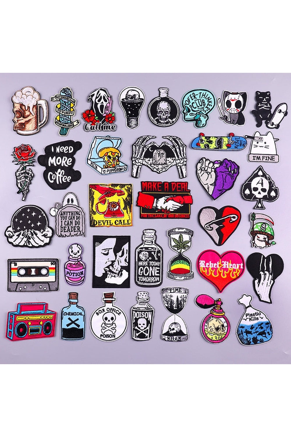 Death Themes Patches | Bowlift