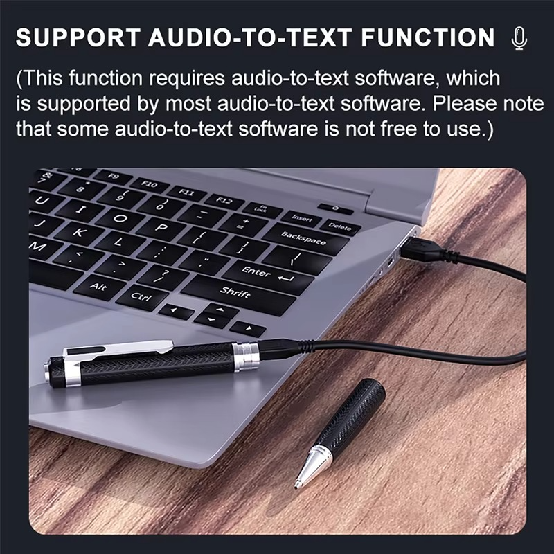 BowLift | Portable Digital Voice Recorder and MP3 Player with High-Quality Audio, Multiple Storage Options