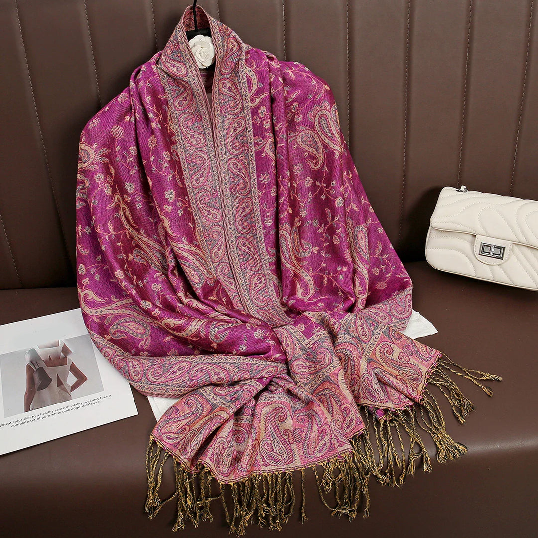 BowLift | Élégancea | Women's Scarf | Cashmere Feel | 70 × 190 cm | Luxury Print & Warm