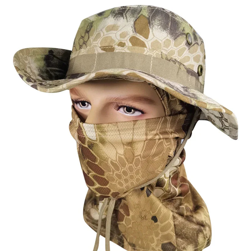BowLift | Tactical Camouflage Full Face Cover Hat