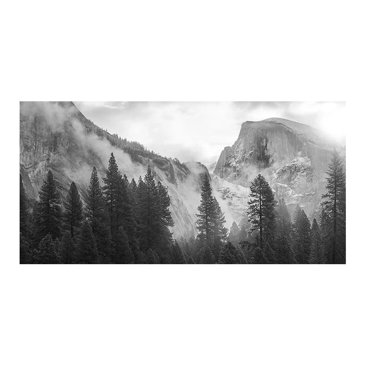 Northern Landscapes Forest Mountain Wilderness Wall Art Fine Art Canvas Prints Black White Posters For Living Room Modern Home Office Decor | Bowlift