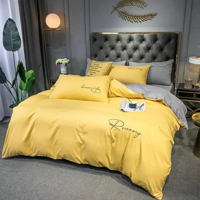 Luxury Duvet Cover with Elegant Embroidery – Soft, Breathable and High Quality | Bowlift