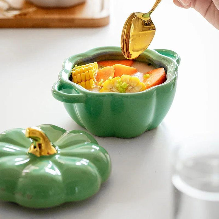 BowLift | Stylish Ceramic Pumpkin Bowl for Serving Dishes
