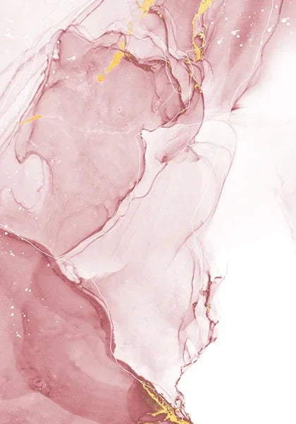Pink Liquid Marble Print Wall Art Fine Art Canvas Prints Pictures For Living Room Bedroom Boutique Hotel Room Salon Art Decor | Bowlift