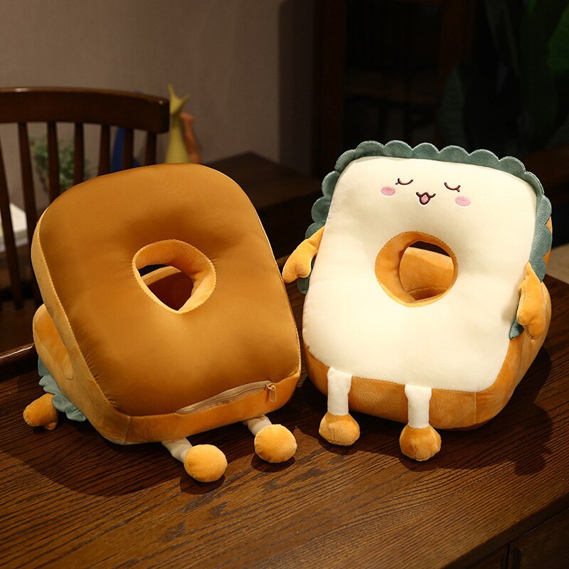 Funny Toast Nap Pillow | Bowlift