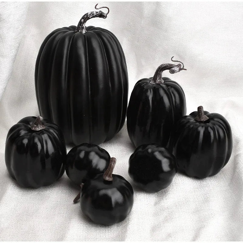 BowLift | Decorative Pumpkins PumpkinCharm | 7-piece Set | Autumn & Halloween Decor | Lightweight & Reusable
