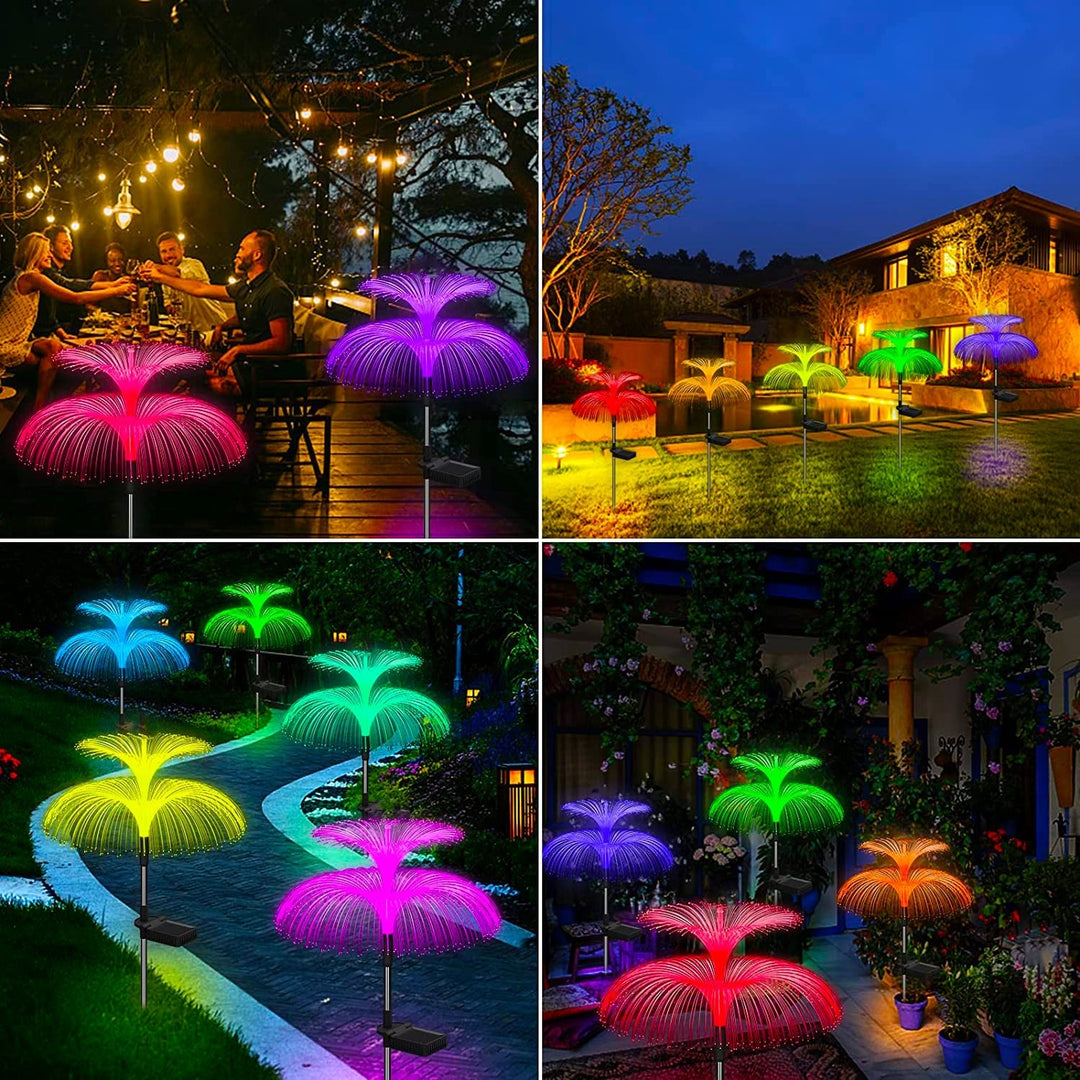 Solar-Powered Floating Jellyfish Garden Lights | Bowlift