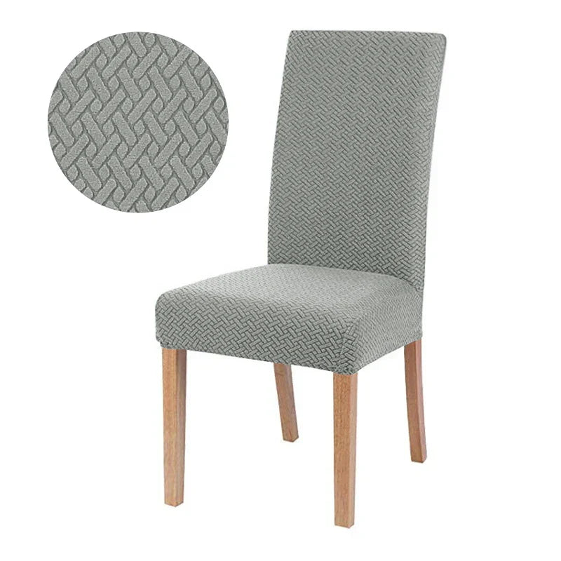 BowLift | Chair Cover Velvona | Elastic & Thick Padded | Jacquard Stretch Cover | Washable & Wrinkle-Free