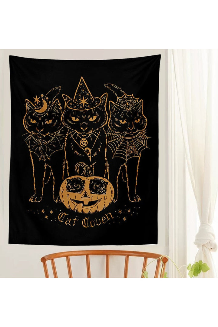 Cat Oracle Wall Tapestry | Bowlift