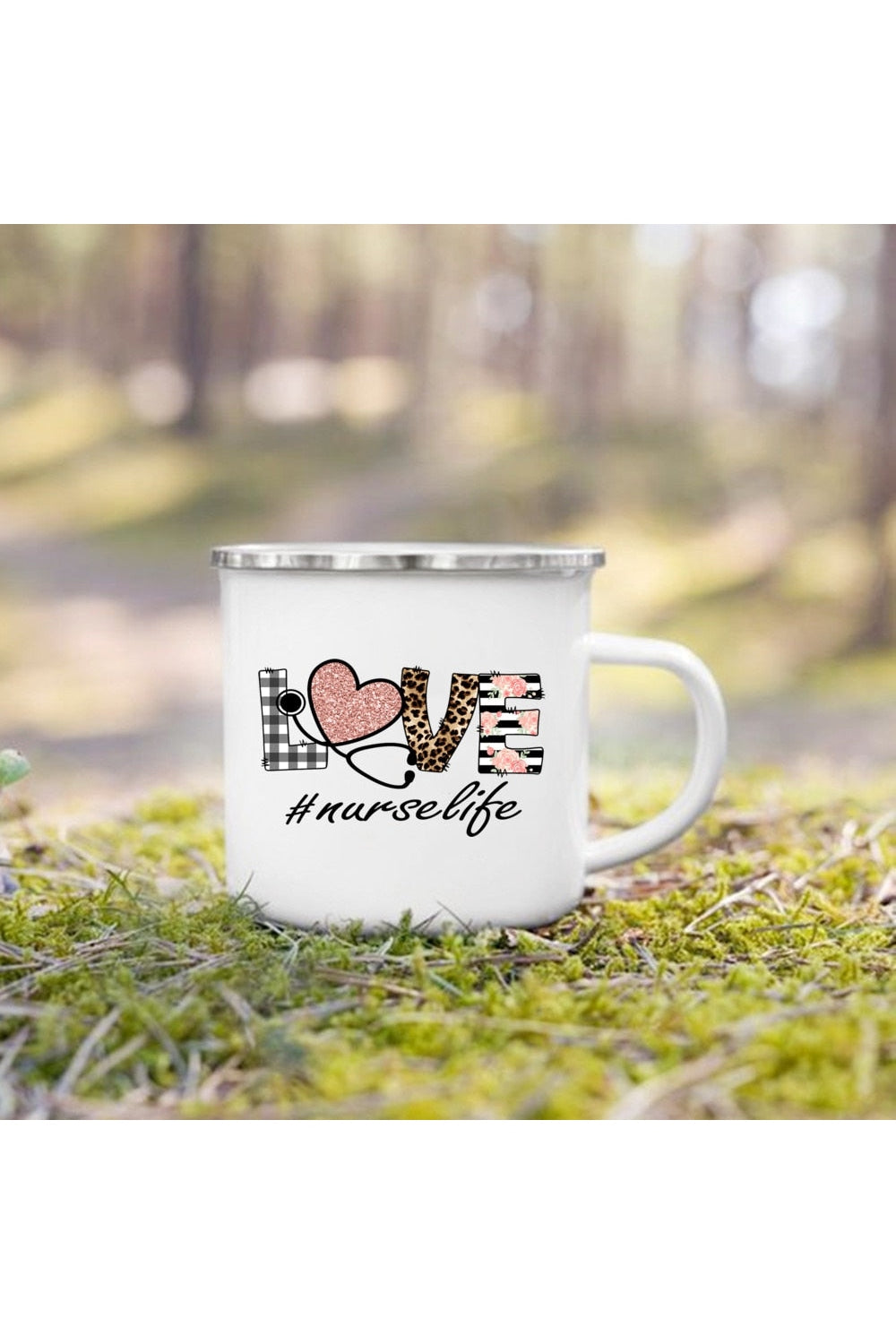 Life Themes Enamel Cup | Bowlift
