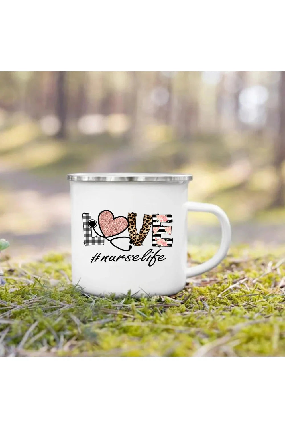 Life Enamel Coffee Mug | Bowlift