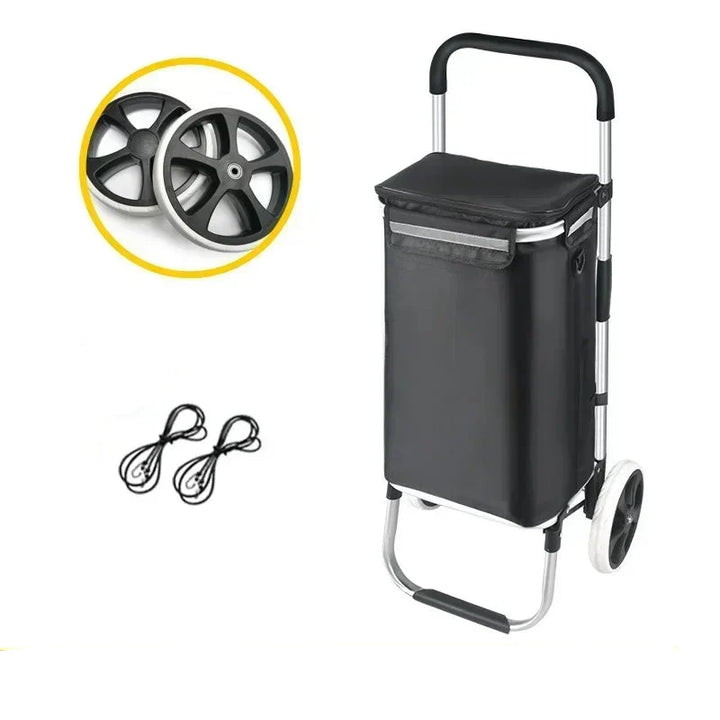 BowLift | Large Capacity & Waterproof Folding Shopping Cart – Movaro
