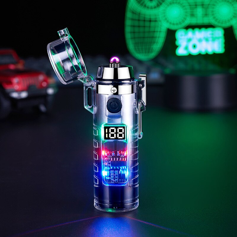 BowLift | Windproof Double Arc Transparent Flashlight Lighter