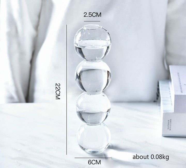 Layered Globe Glass Vase | Bowlift