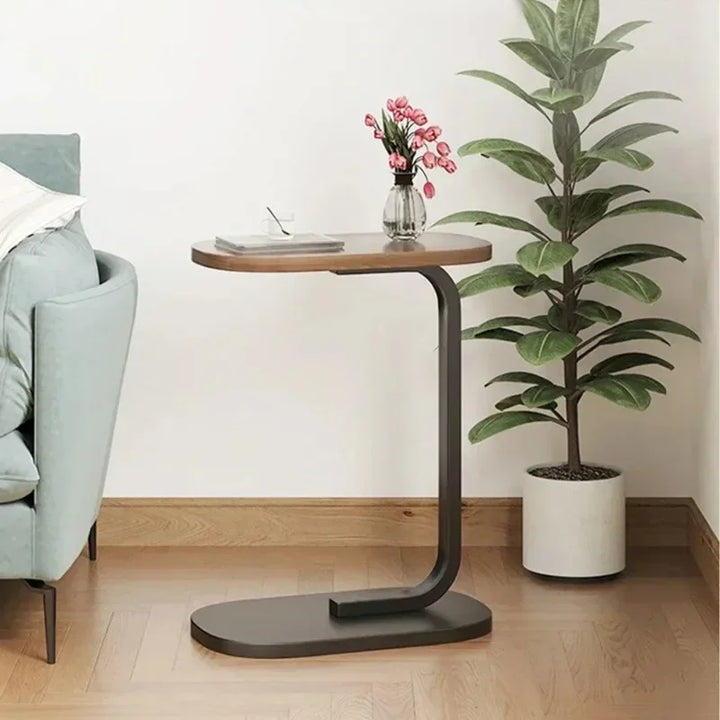 BowLift | C Shaped Side Table Modern Compact and Lightweight Design
