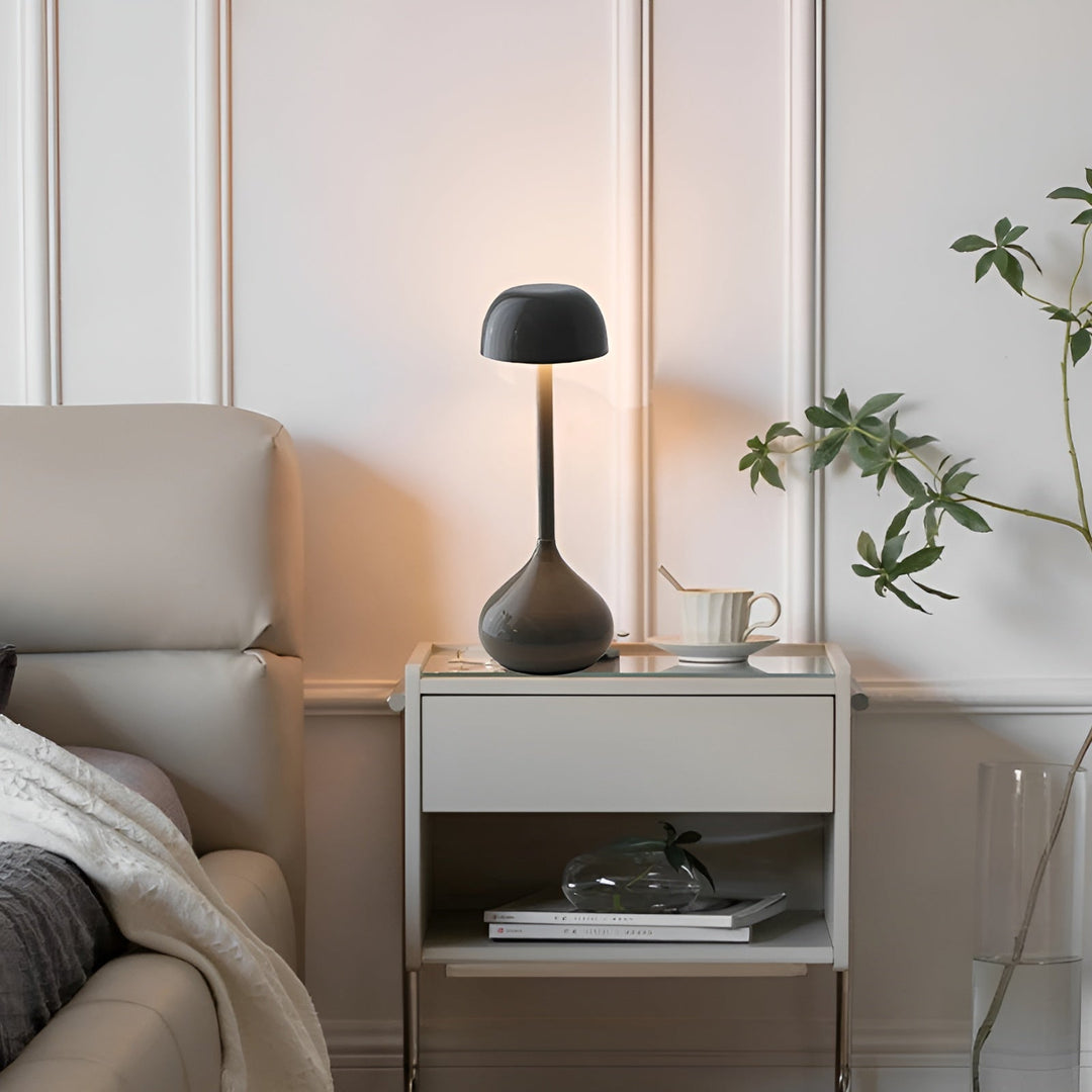 BowLift | LumiTouch Wireless LED Table Lamp – Elegant, Dimmable and Modern