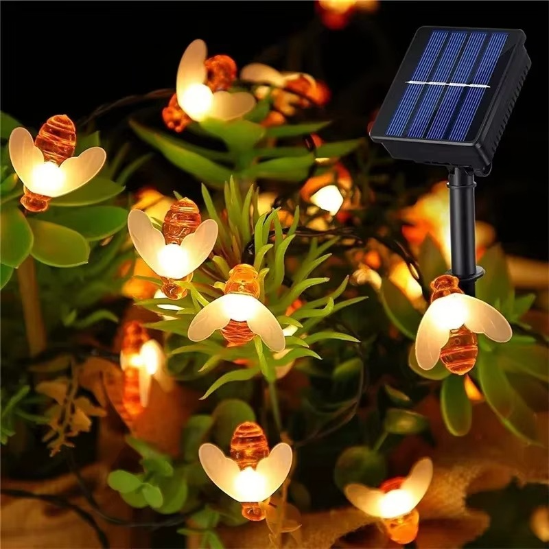 BowLift | Enchanting Solar-Powered Bee String Lights with Multiple Modes