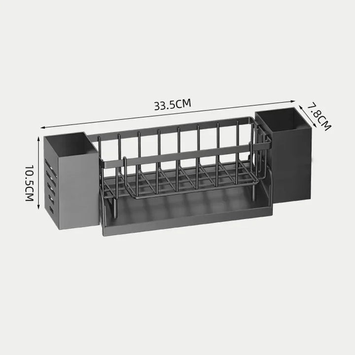 BowLift | Ordinaqua Sink Organizer Shelf | Self-draining | Holder for Sponge, Soap & Cloth | Expandable & Hygienic | ABS Plastic
