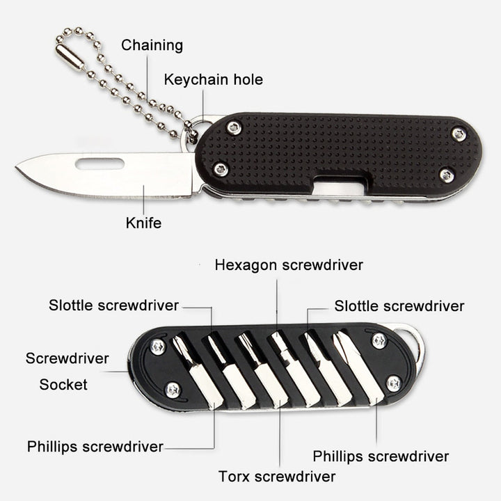 BowLift | Mini Multifunctional Screwdriver Keychain Tool