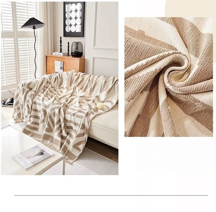 BowLift | Sofa Towel With Tassels