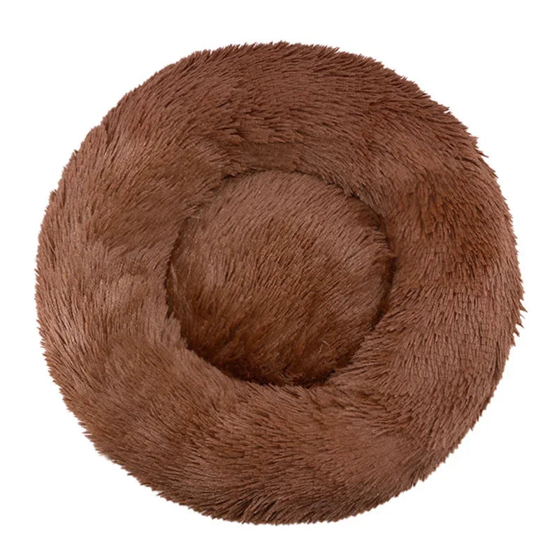 BowLift | CozyNest Plush Round Pet Bed – Washable & Non-Slip