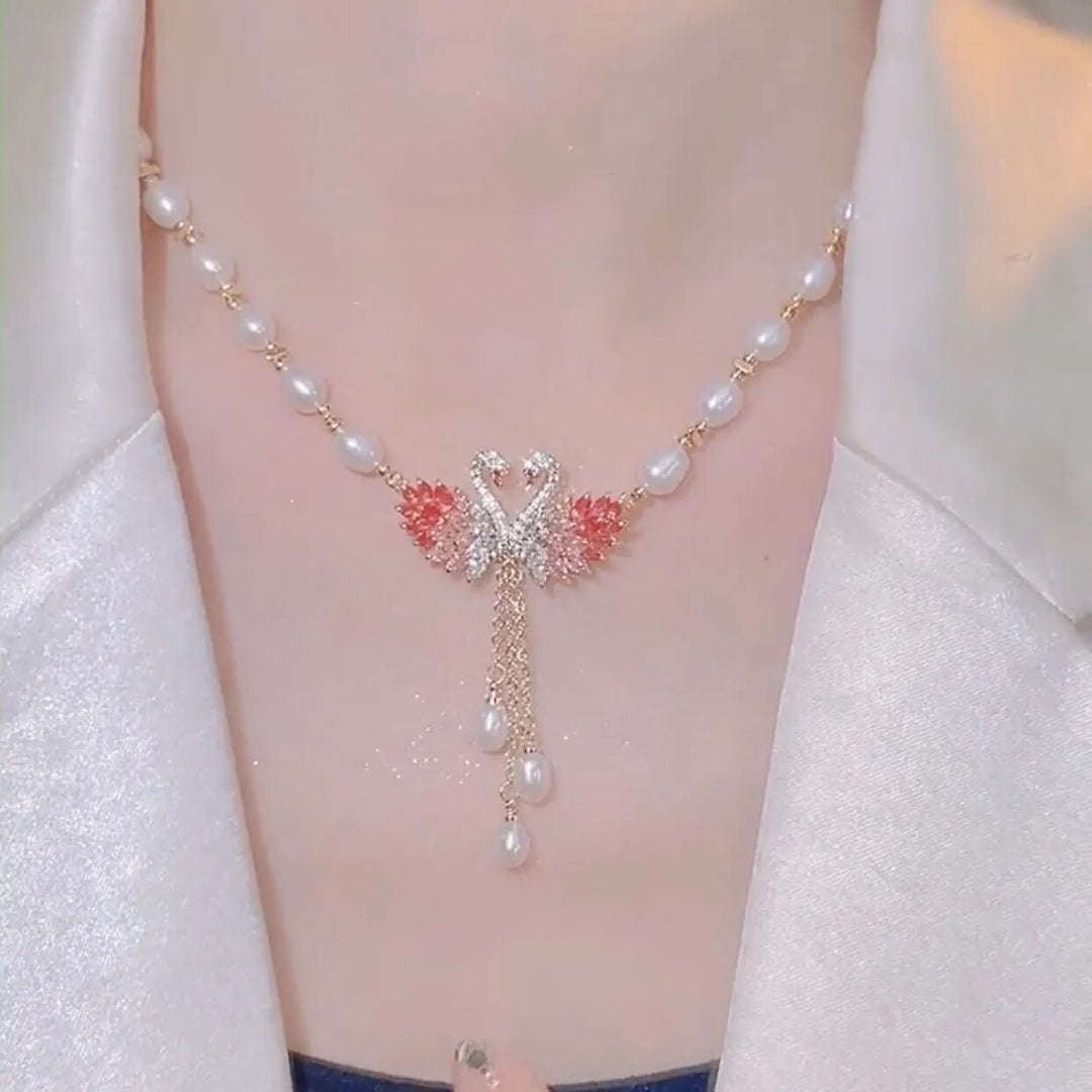 BowLift | Swan Love Charming Pendant Necklace