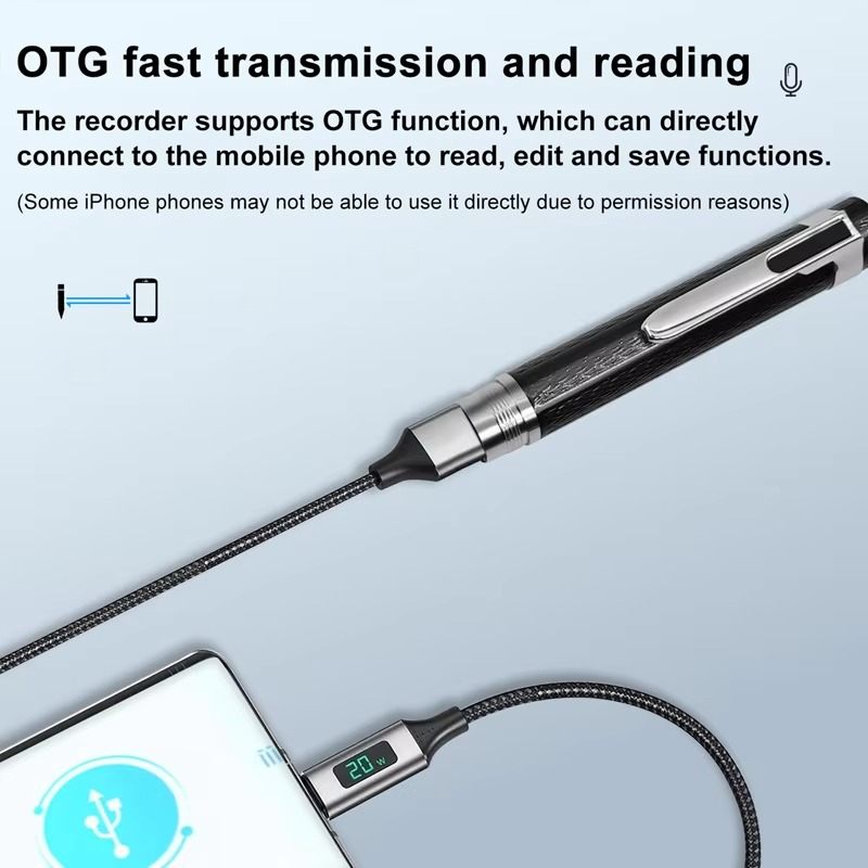 BowLift | Portable Digital Voice Recorder and MP3 Player with High-Quality Audio, Multiple Storage Options