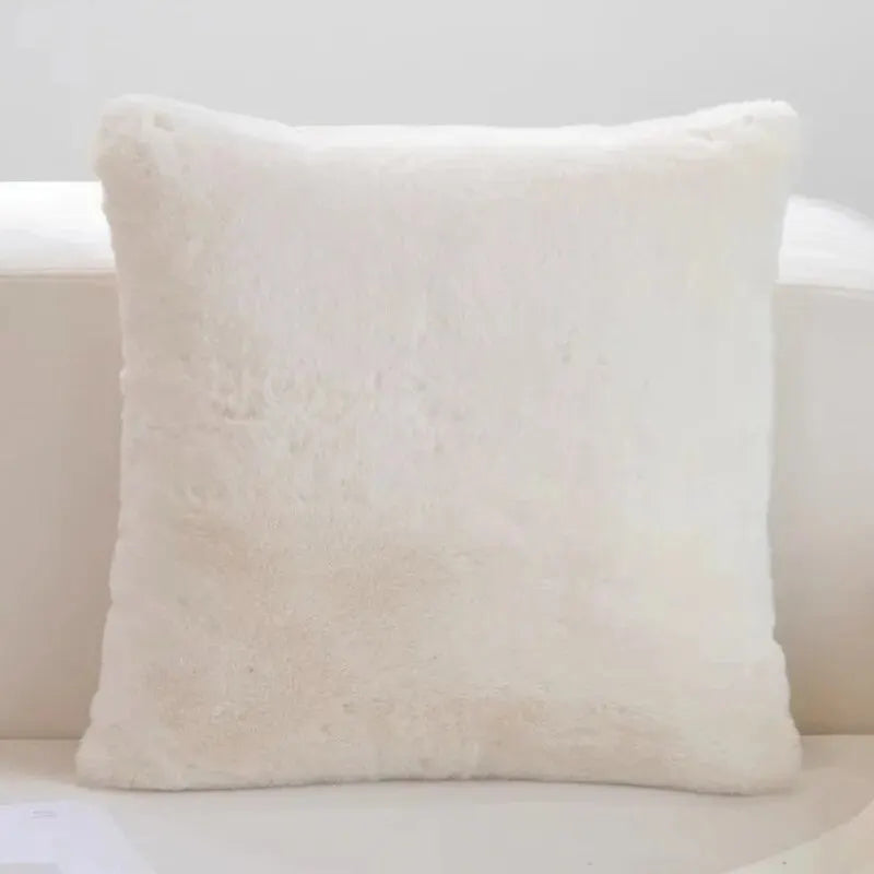BowLift | Luxury Faux Rabbit Fur Cushion Cover for Stylish Interiors
