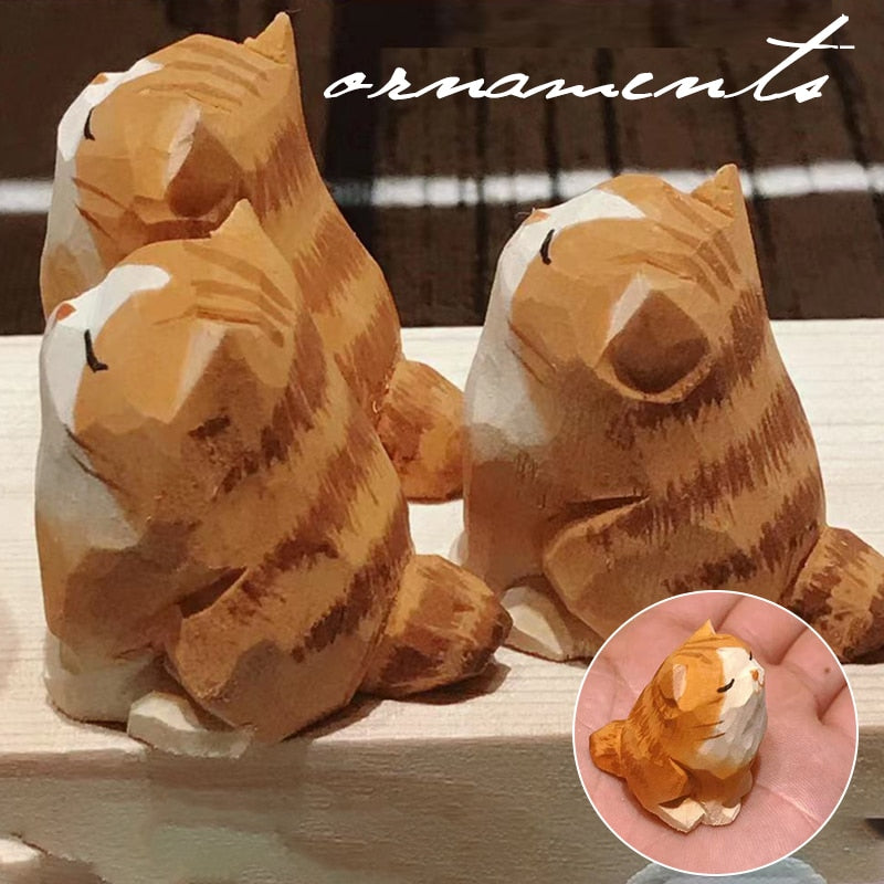 BowLift | Handmade Wooden Cute Pet Figurines
