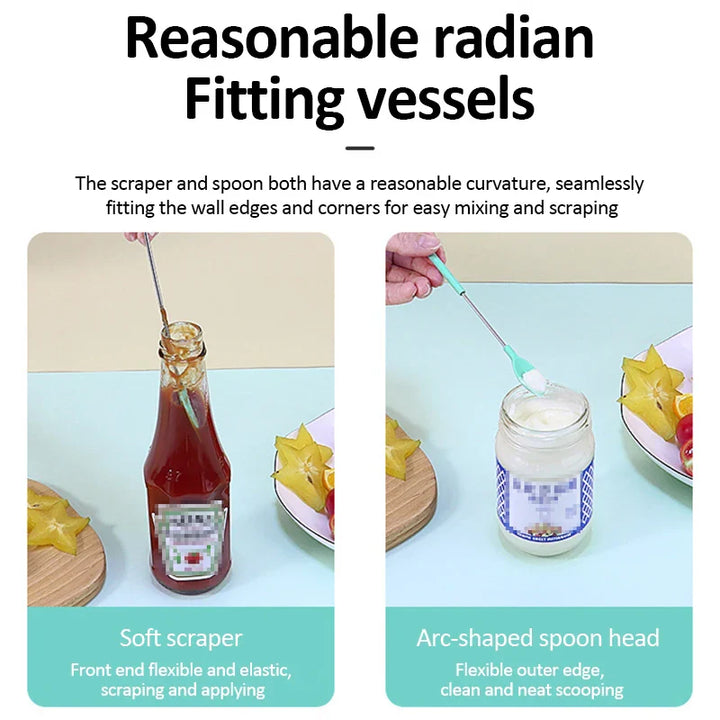 BowLift | Retractable Silicone Scraper Spoon